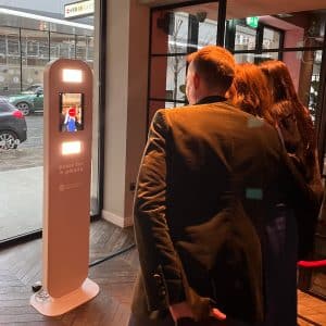 Selfie Pod in action